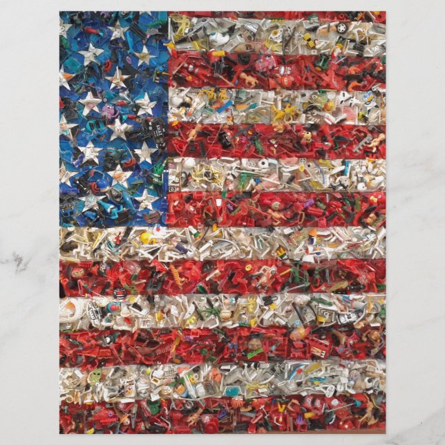 grunge amerikanische Flagge (Vorderseite)