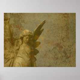 Grunge Angel Poster
