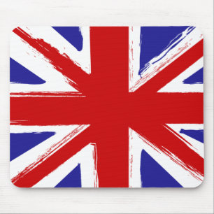 Grunge-Art-britische Gewerkschafts-Jack-Flagge Mousepad