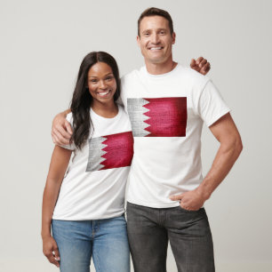 Grunge Bahrain-Flagge T-Shirt