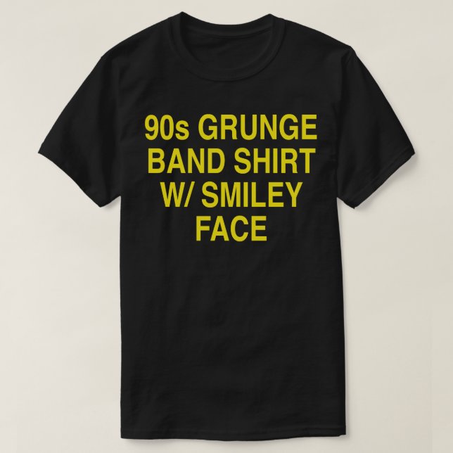 Grunge Band der 90er T-Shirt (Design vorne)