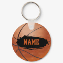 Grunge Basketball Personalisierter Schlüsselanhäng