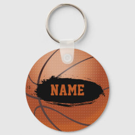 Grunge Basketball Personalisierter Schlüsselanhäng Schlüsselanhänger
