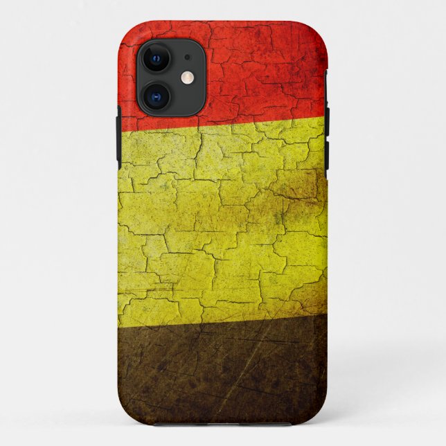 Grunge Belgium Case-Mate iPhone Hülle (Rückseite)