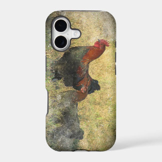 Grunge Black Copper Marans iPhone-Hülle