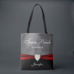 Grunge Black, Gray and Red Team Bridge Tasche<br><div class="desc">Team Bride Tote Bag. Ein großartiges Geschenk für Ihre Brautmädchen, Trauzeugin oder Ehrenmatron, etc.. 100% anpassbar. Bereit zum Füllen der Felder oder Klicken Sie auf die Schaltfläche CUSTOMIZE, um einen der Schriftart oder Grafiken hinzuzufügen, zu verschieben, zu löschen, zu verändern oder zu verändern. Hergestellt mit hochauflösendem Vektor und/oder digitaler Grafik...</div>