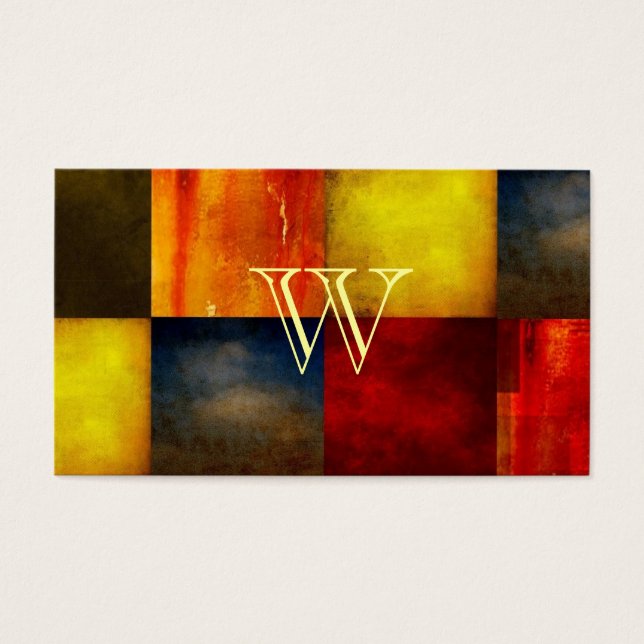 Grunge Block Monogram (Vorderseite)