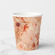 Grunge Blumenmuster. Korallenhintergrund.