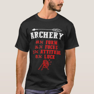 Grunge Bogenschießen 40 Form 30 Focus 30 Höhe 0 Lu T-Shirt