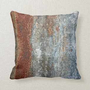 Grunge-Braun-Rost-Texturmuster Kissen