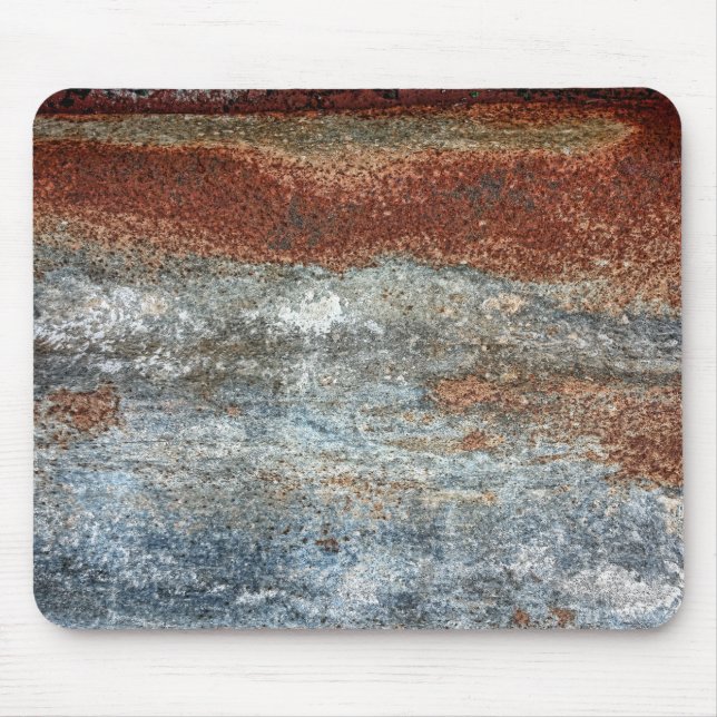 Grunge-Braun-Rost-Texturmuster Mousepad (Vorne)