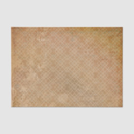Grunge Burnt Orange Retro Seidenpapier