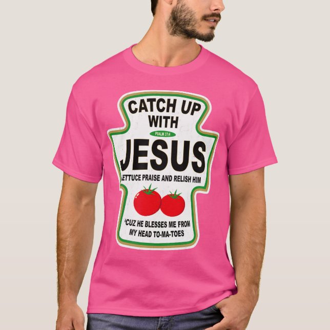 Grunge Christlich aufholen mit Jesus Ketchup T-Shirt (Vorderseite)