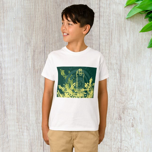 Grunge City Graphic T-Shirt (Von Creator hochgeladen)
