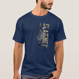 Grunge Clarinet T-Shirt
