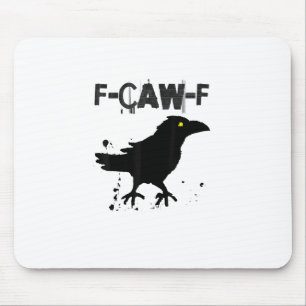 Grunge Coffee F Krächz F Krähe Humor Kreativer Sti Mousepad