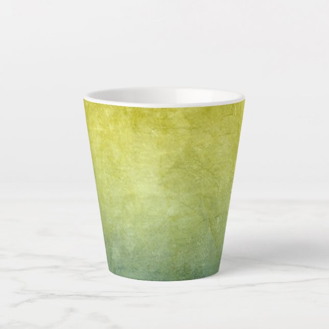 Grunge Colors - Gelb & Blau Milchtasse (Vorderseite)