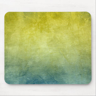 Grunge Colors - Gelb & Blau Mousepad