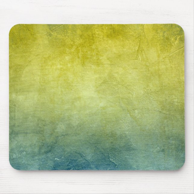 Grunge Colors - Gelb & Blau Mousepad (Vorne)