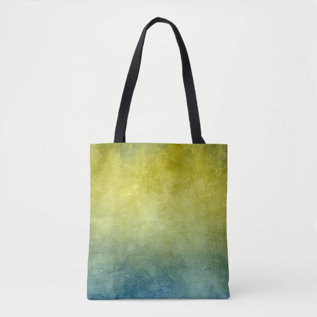Grunge Colors - Gelb & Blau Tasche (Vorderseite)