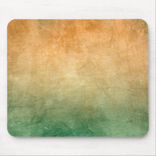 Grunge Colors - Orange & Green Mousepad