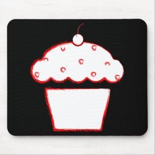 Grunge Cupcake Mousepad