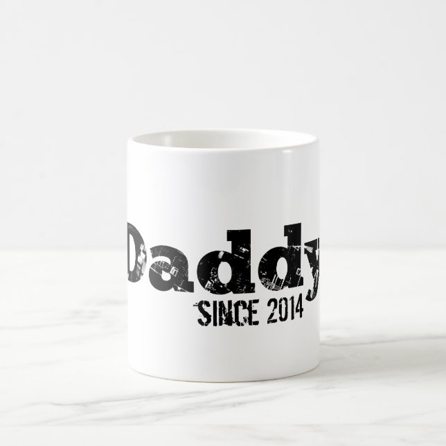 Grunge Daddy Seit 2014 Kaffeetasse (Mittel)