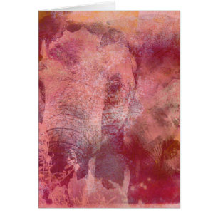 Grunge d'éléphant rose