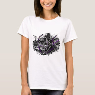 Grunge Demisexual Pride Graffiti Blitz T-Shirt
