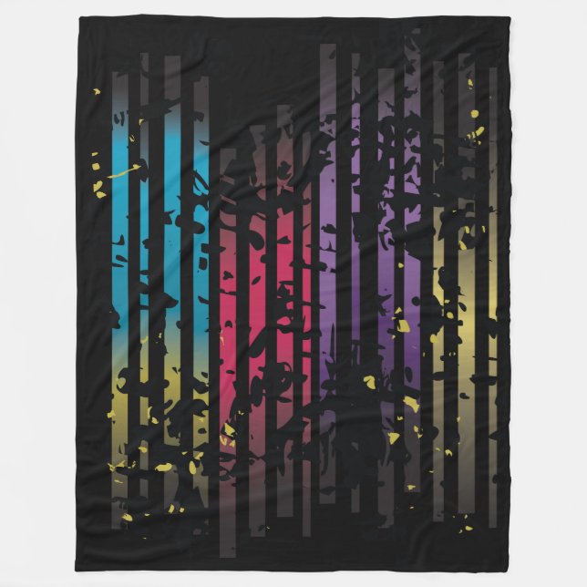 Grunge Design Couverture en polaire (Devant)