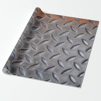 grunge Diamantuntergrund, geschweißte Stahlsurfe Geschenkpapier
