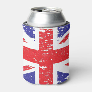 Grunge Distressed UK United Kingdom Flag Dosenkühler