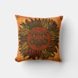 Grunge Ernte New Age Sun Decke Kissen