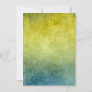 Grunge-Farben - Gelb und Blau Save The Date