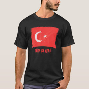 Grunge Flag der Republik Türkei Türkischer Lan T-Shirt
