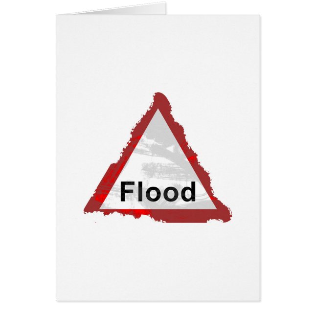 Grunge Flood Sign (Vorne)