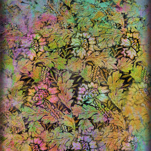 Grunge Floral Decoupage Tissue Paper Seidenpapier