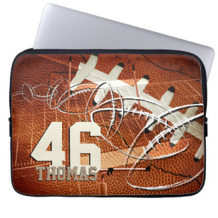 Grunge Football Laptopschutzhülle