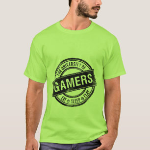 Grunge Gaming T - Shirt University of Gamers