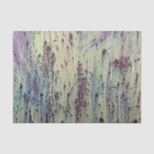 Grunge Gelb & Magenta Rostiges Metallmuster Seidenpapier