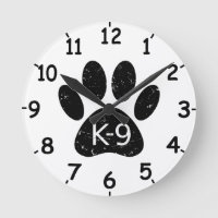 Grunge gestörter Hund Paw K-9