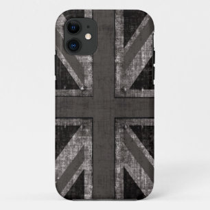 Grunge-Gewerkschafts-Jack - Schwarzweiss Case-Mate iPhone Hülle