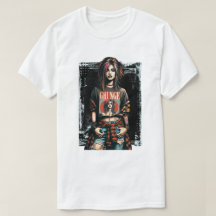 Grunge Girl Punk Rock Street Art Quote Graffiti