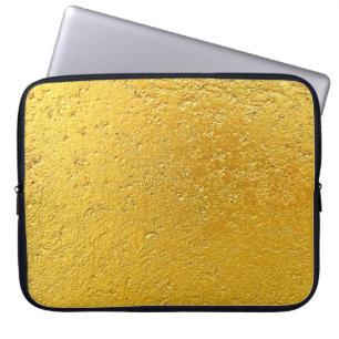 Grunge Gold oder Folie Hintergrund und Textur abst Laptopschutzhülle