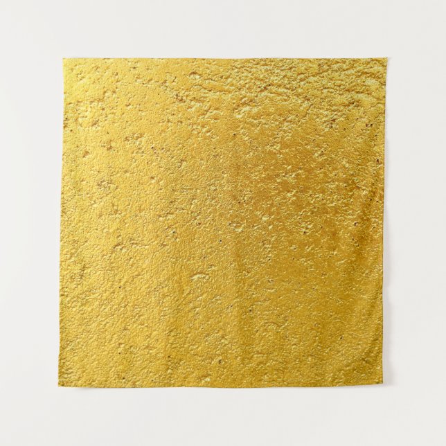 Grunge Gold oder Folie Hintergrund und Textur abst Wandteppich (Vorderseite)