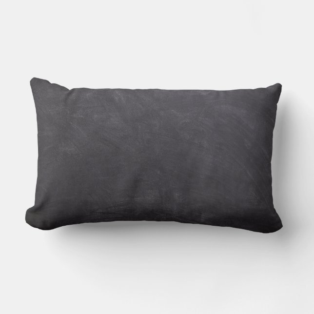 GRUNGE GRAY LUMBAR DURCH PILLOW LENDENKISSEN (Vorderseite)