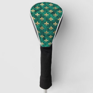 Grunge Grüne Velvet Lilie Mardi Gras Golf Headcover