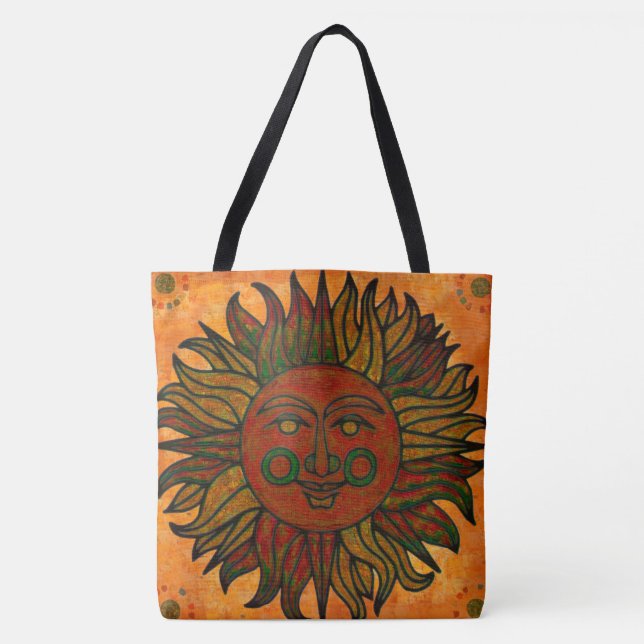 Grunge Harvest New Age Sun Tasche (Vorderseite)