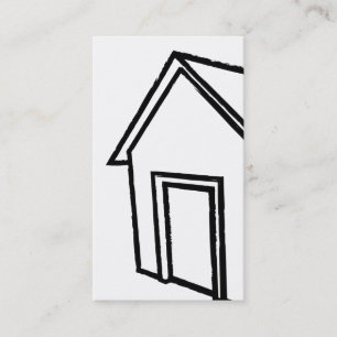 Grunge-Haus: Immobilien Visitenkarte