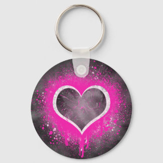 Grunge Heart Schlüsselanhänger